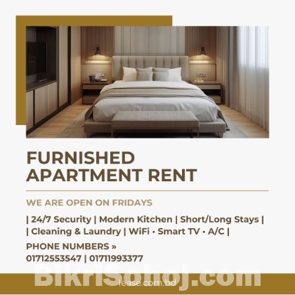 Furnished Apartments for Rent in Bashundhara R/A, Dhaka
